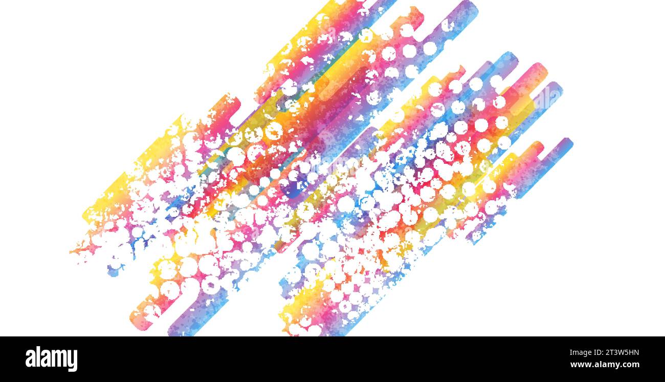 Colorful grunge abstract geometric vector background Stock Vector