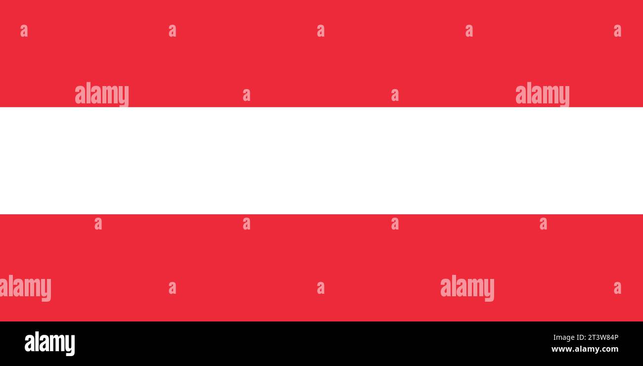 National flag of Austria that can be used for celebrating Austria national days. Vector illustration Stock Vector