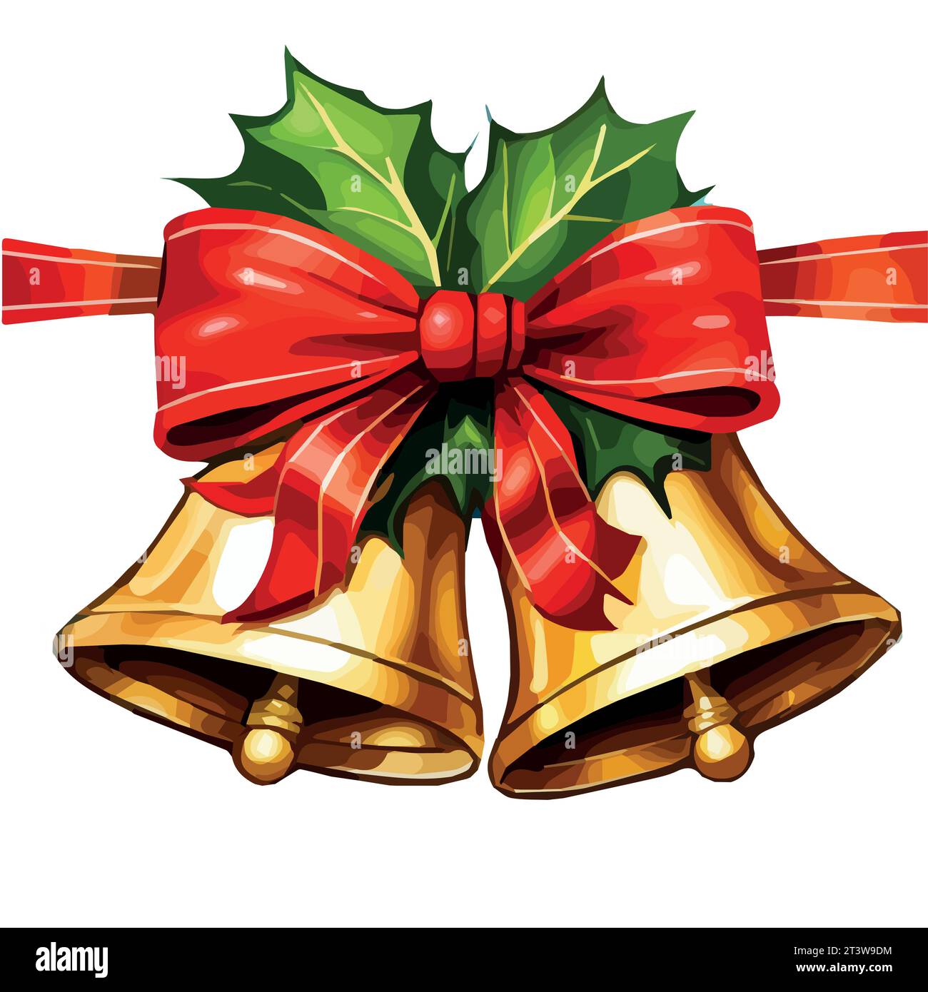 Christmas silver bell isolated on white background. Vector illustration in  realistic style Stock Vector Image & Art - Alamy