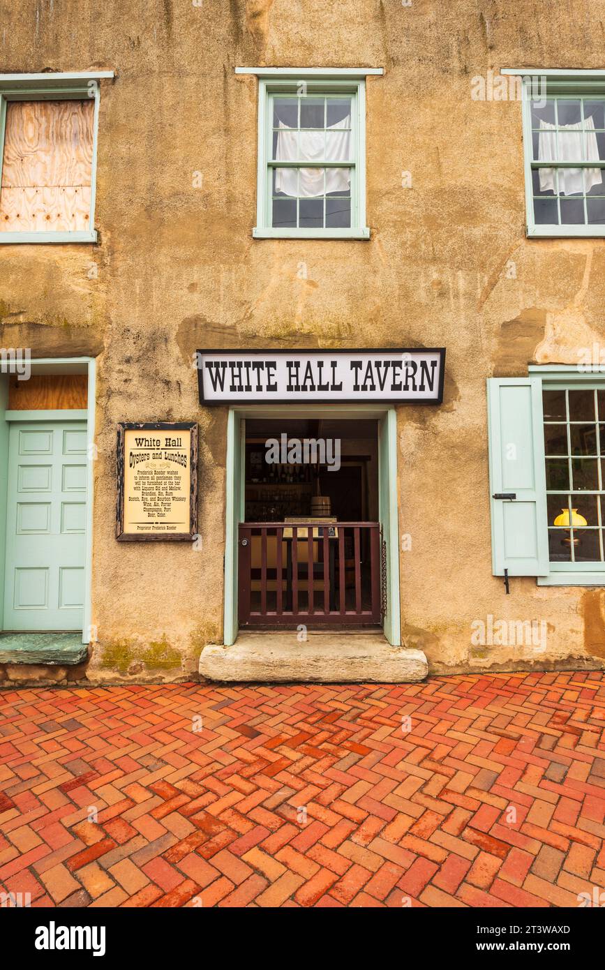 White Hall Tavern, Harpers Ferry National Historic Park, West Virginia USA Stock Photo Alamy