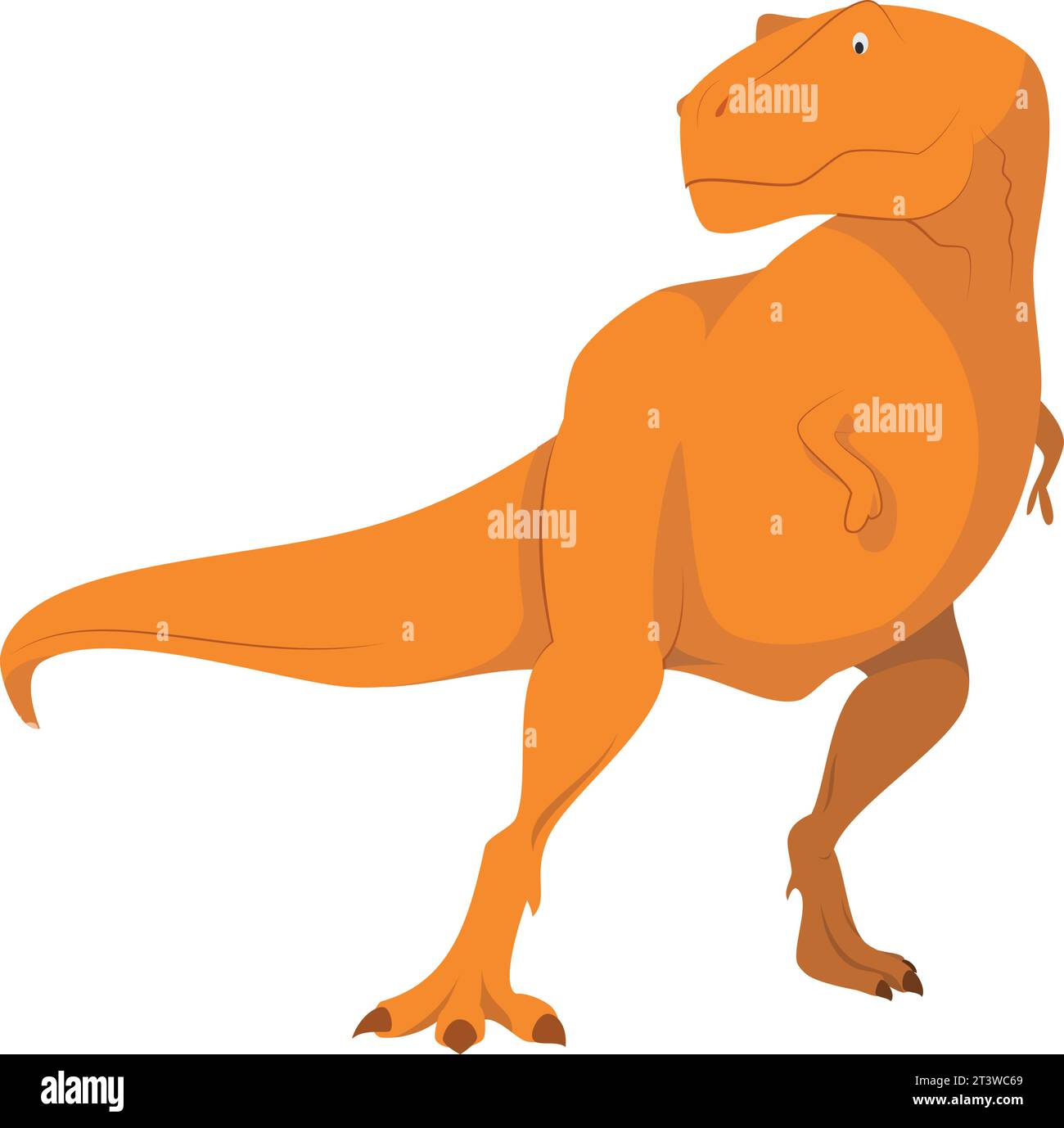Premium Vector  Cute tyrannosaurus rex cartoon illustration. t