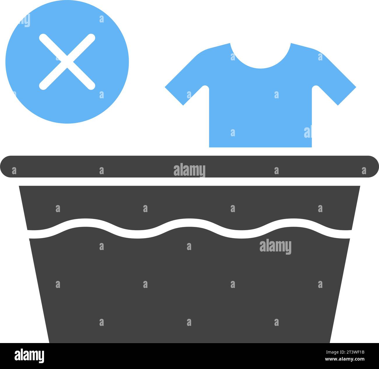 Do Not Wash icon vector image Stock Vector Image & Art Alamy