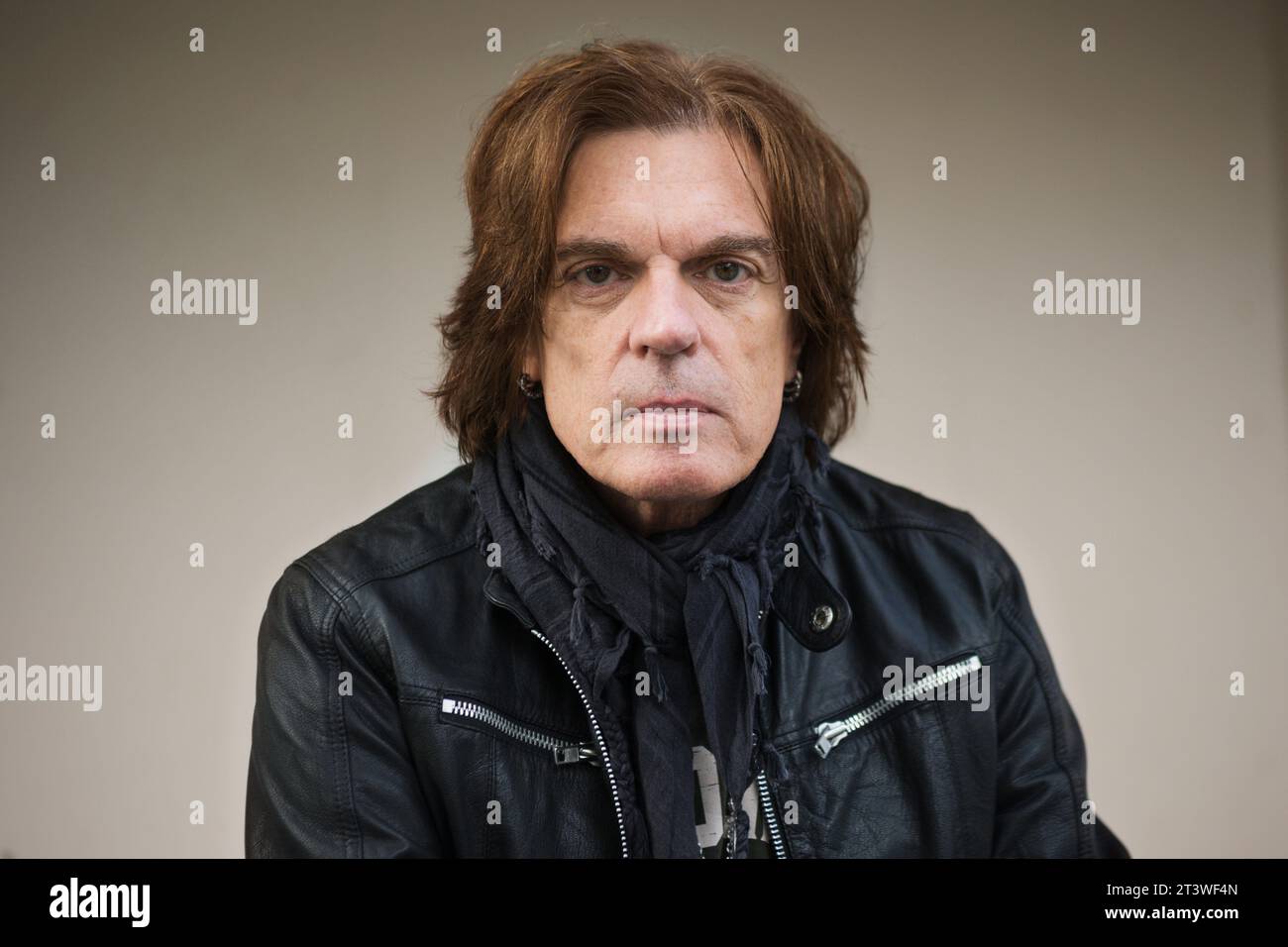 John Levén, bass player in the Swedish rock band Europe, photographed in Stockholm, Sweden, on October 18, 2023.Photo: Mikaela Landeström / TT / Code Stock Photo