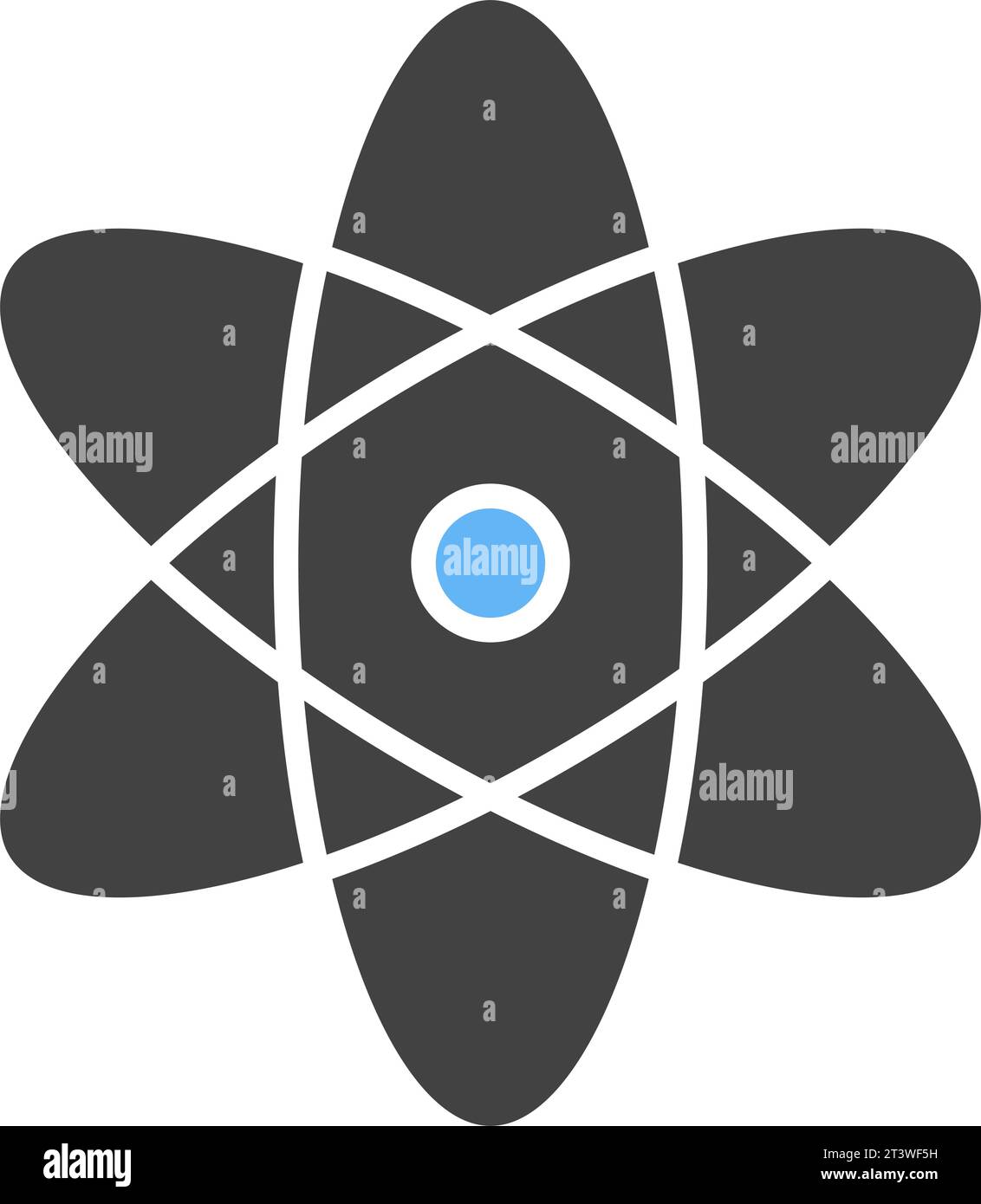 Atom icon vector image Stock Vector Image & Art - Alamy