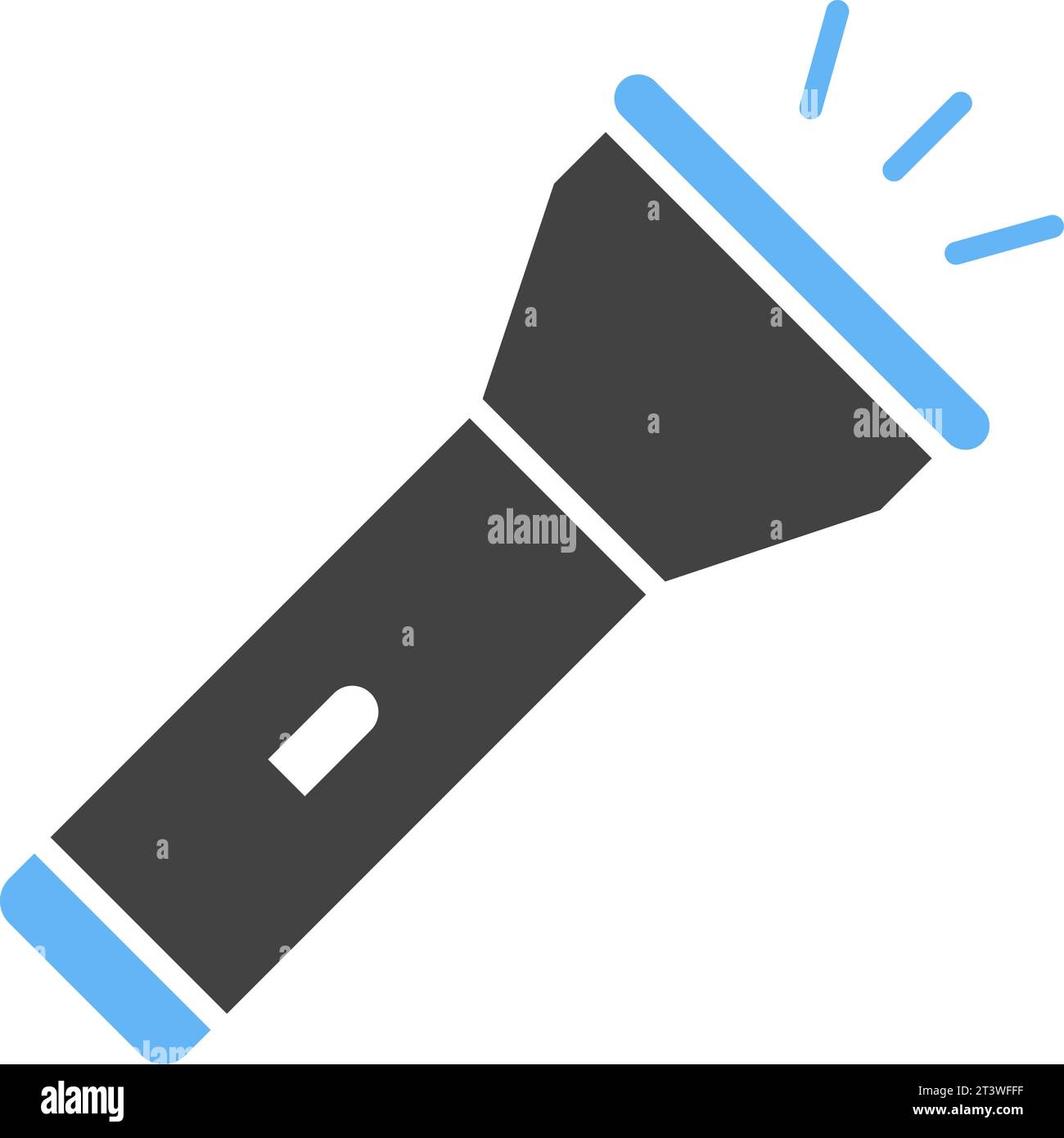 Flashlight icon vector image Stock Vector Image & Art - Alamy