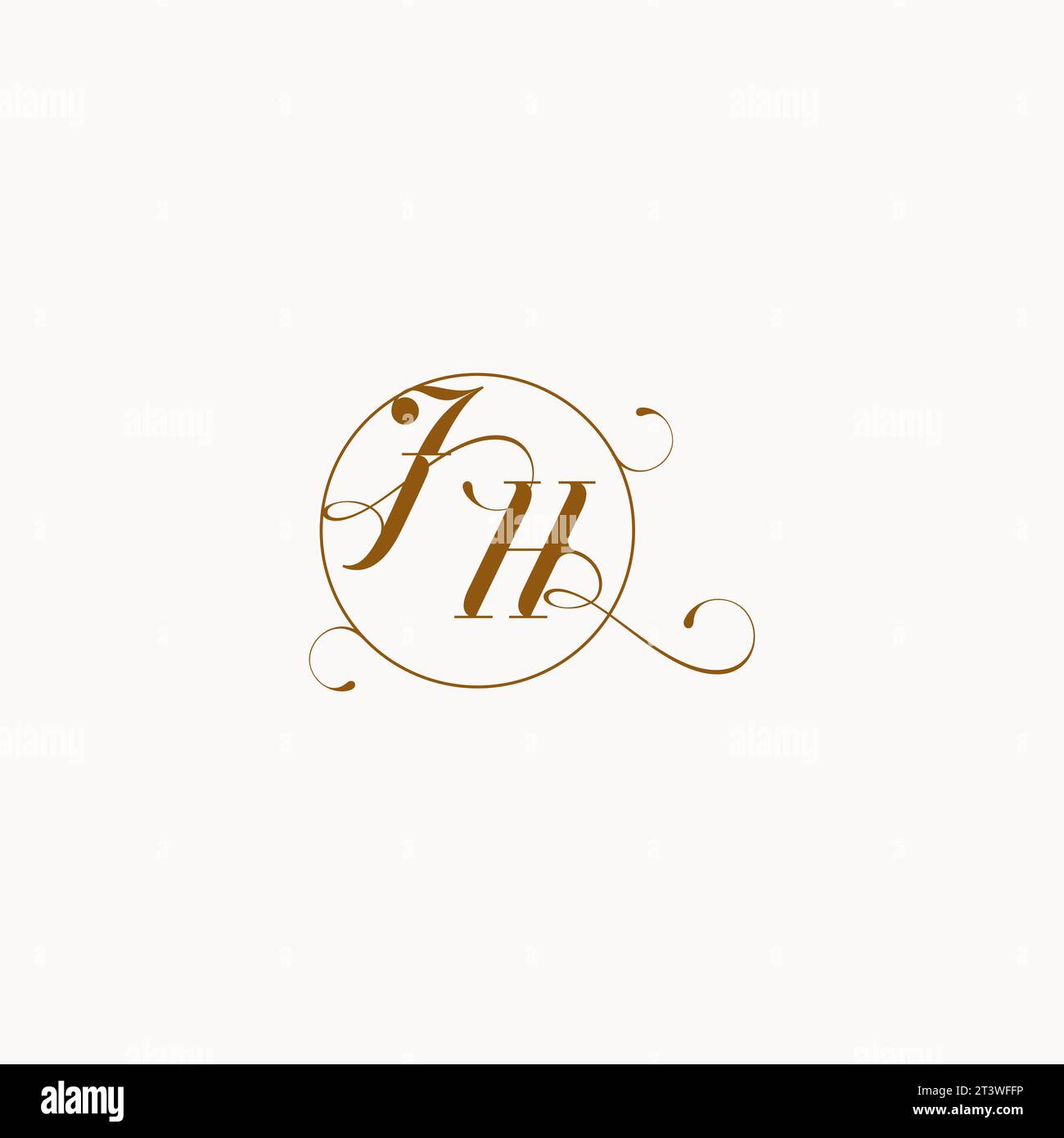 JH uniquely wedding logo symbol of your marriage and you can use it on ...