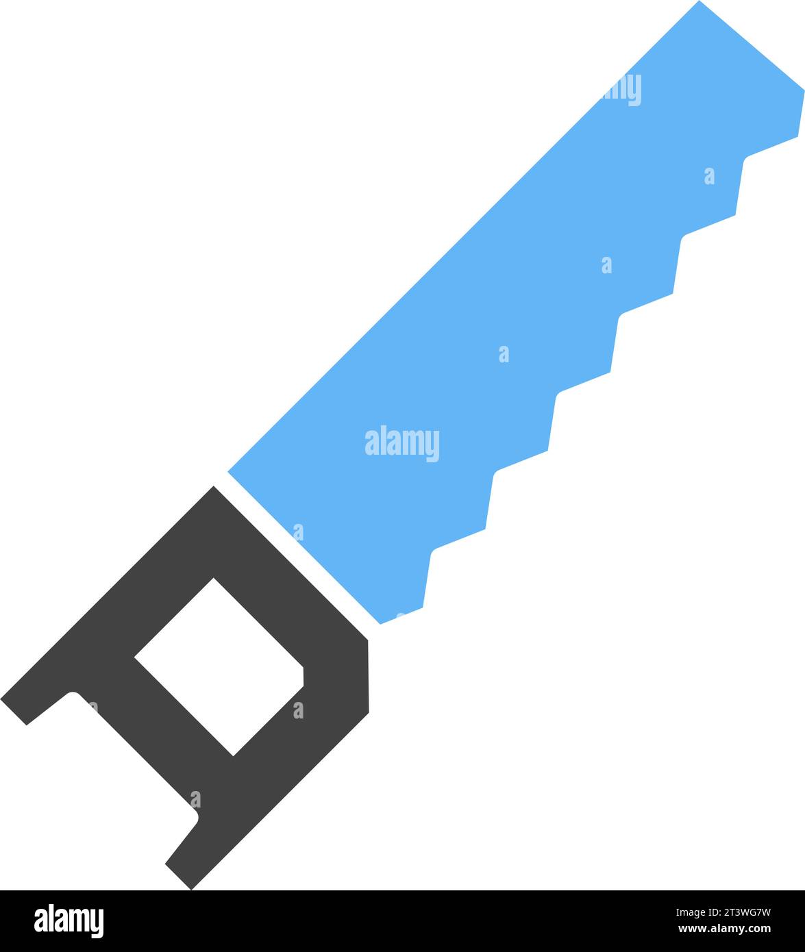 Handsaw icon vector image. Stock Vector