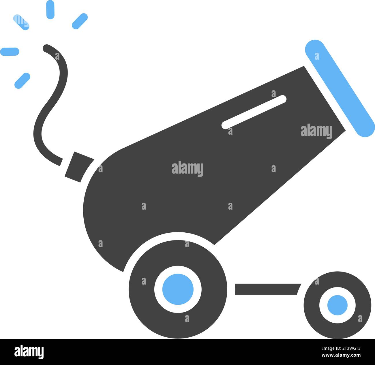 Cannon icon vector image. Stock Vector