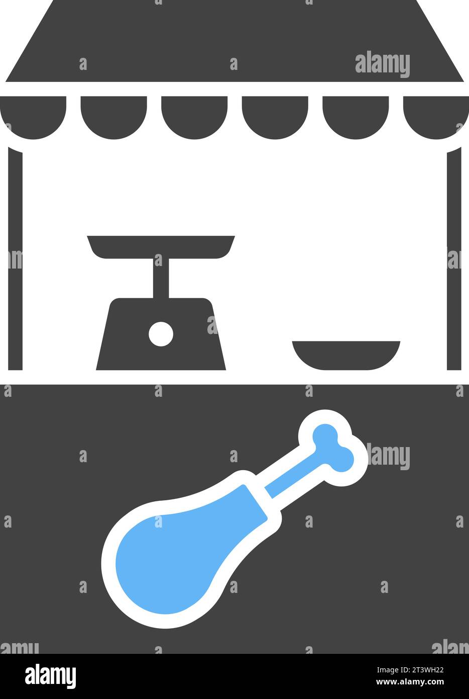 Hen vector icon hi-res stock photography and images - Alamy