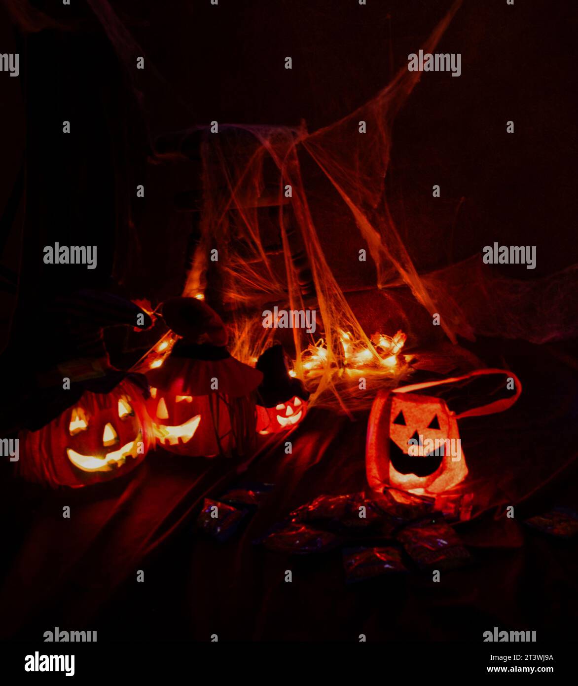 Halloween Dekoration - halloween decoration Stock Photo