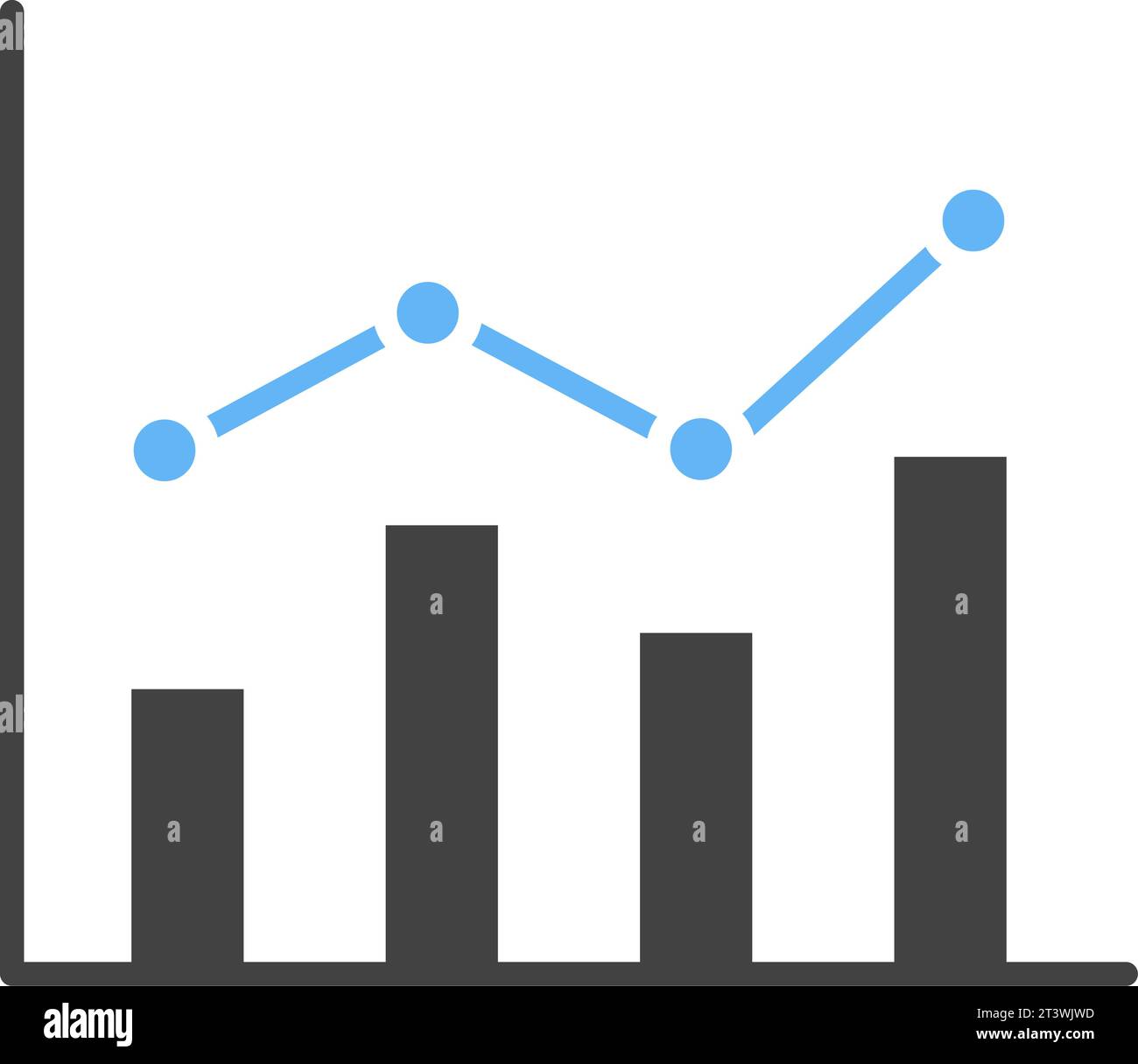 Graph icon vector image Stock Vector Image & Art - Alamy
