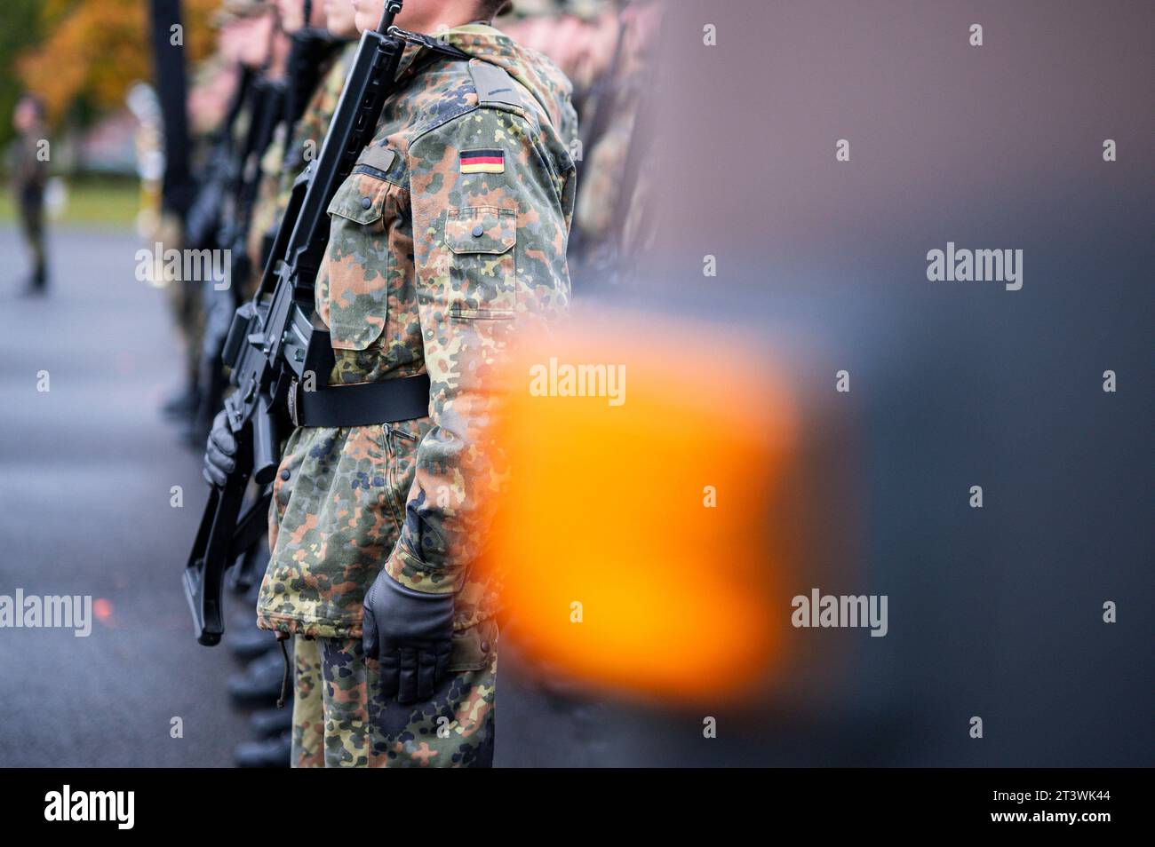 26.10.2023 Hendrik Wüst besucht LützowKaserne in Münster Soldaten