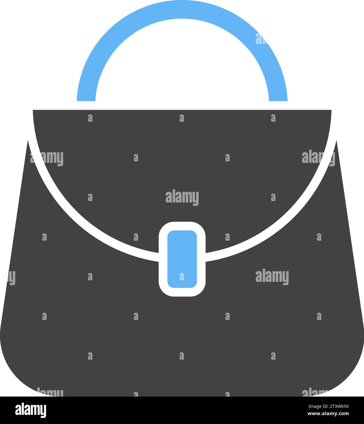 Handbag icon vector image. Stock Vector