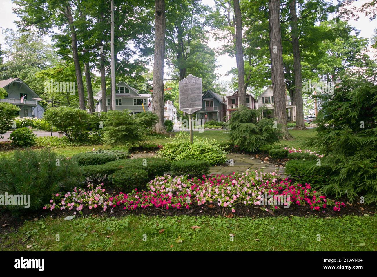 The Chautauqua Institution in Upstate New York Stock Photo Alamy