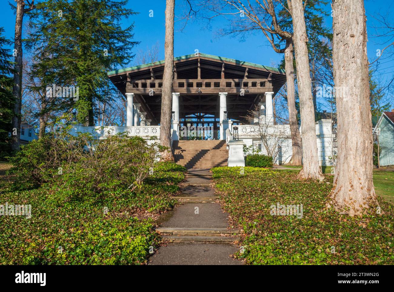 The Chautauqua Institution in Upstate New York Stock Photo - Alamy
