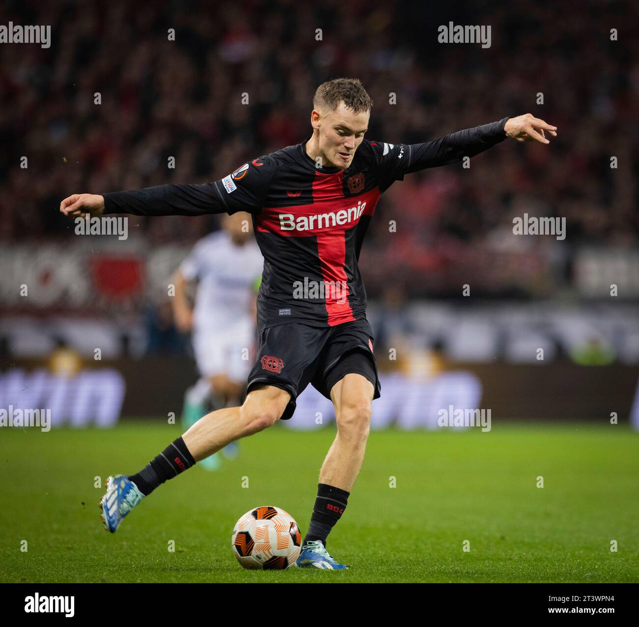 Leverkusen Germany 26th Oct 2023 Florian Wirtz Leverkusen Bayer Leverkusen Qarabag Agdam 