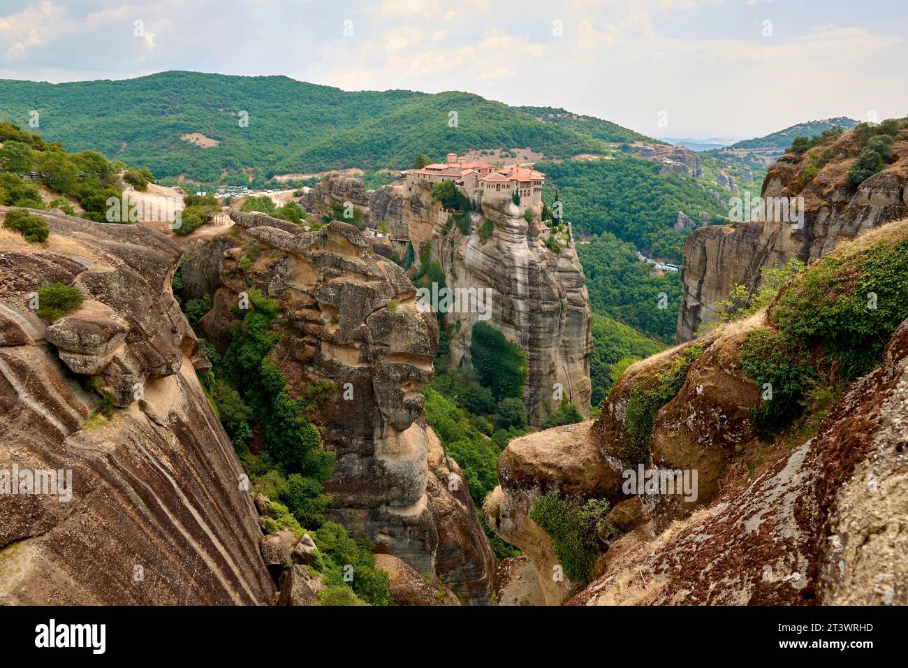 the Greek monasteries suspended from Meteora Stock Photo - Alamy