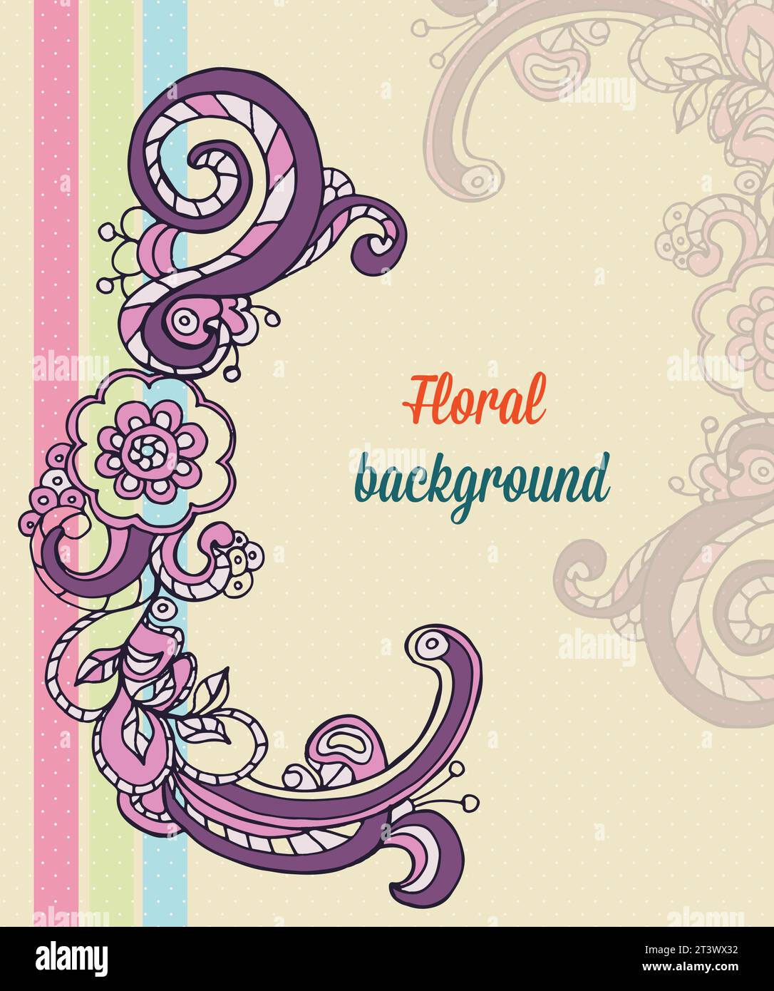 Floral background Royalty Free Vector Image Stock Vector Image & Art ...