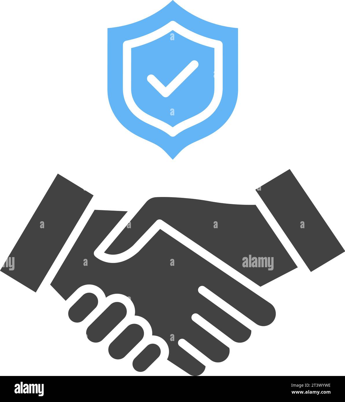 Trust icon vector image hi-res stock photography and images - Alamy