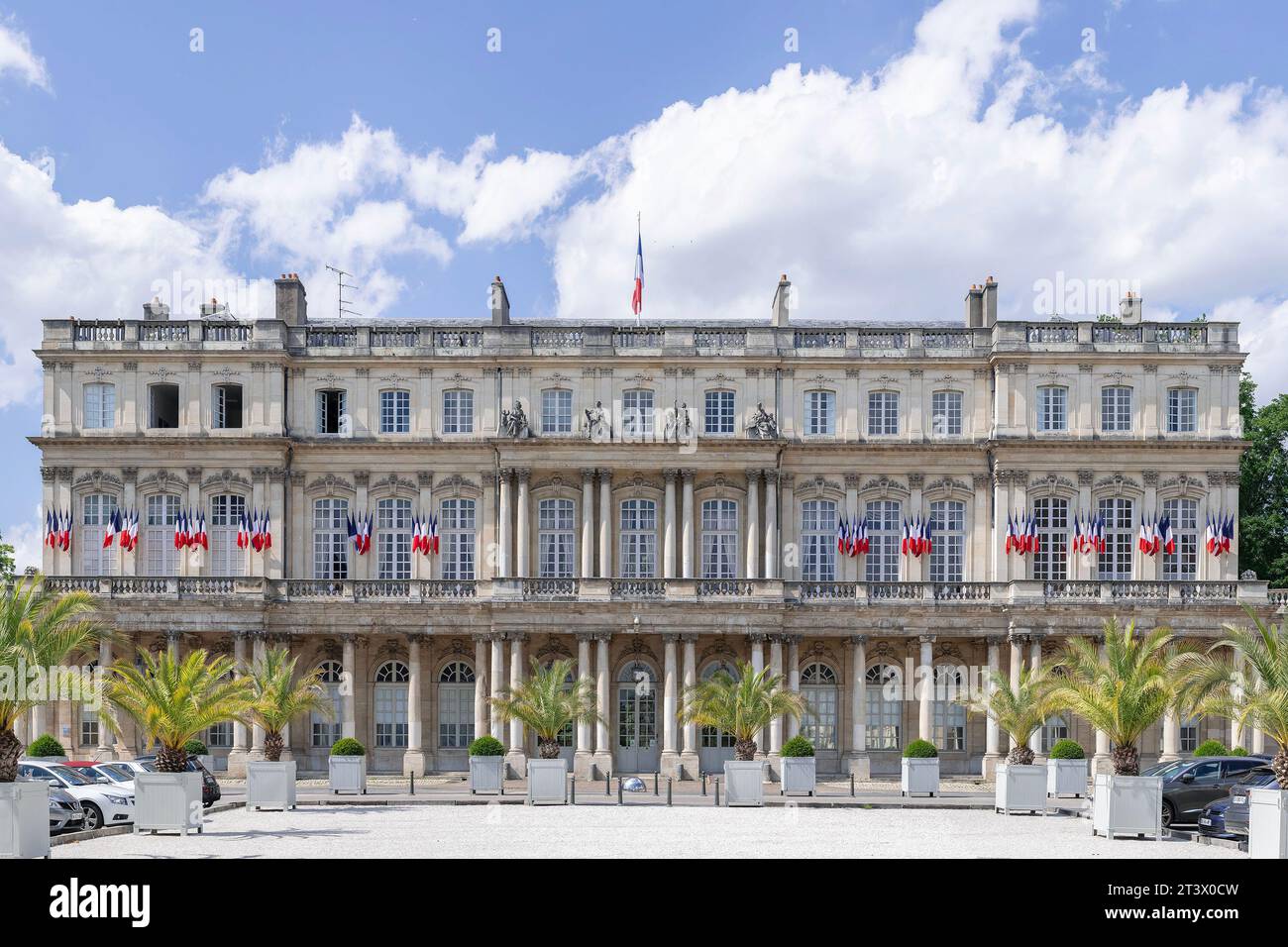 Nancy government palace in the UNESCO site Place de la Carrière Stock Photo