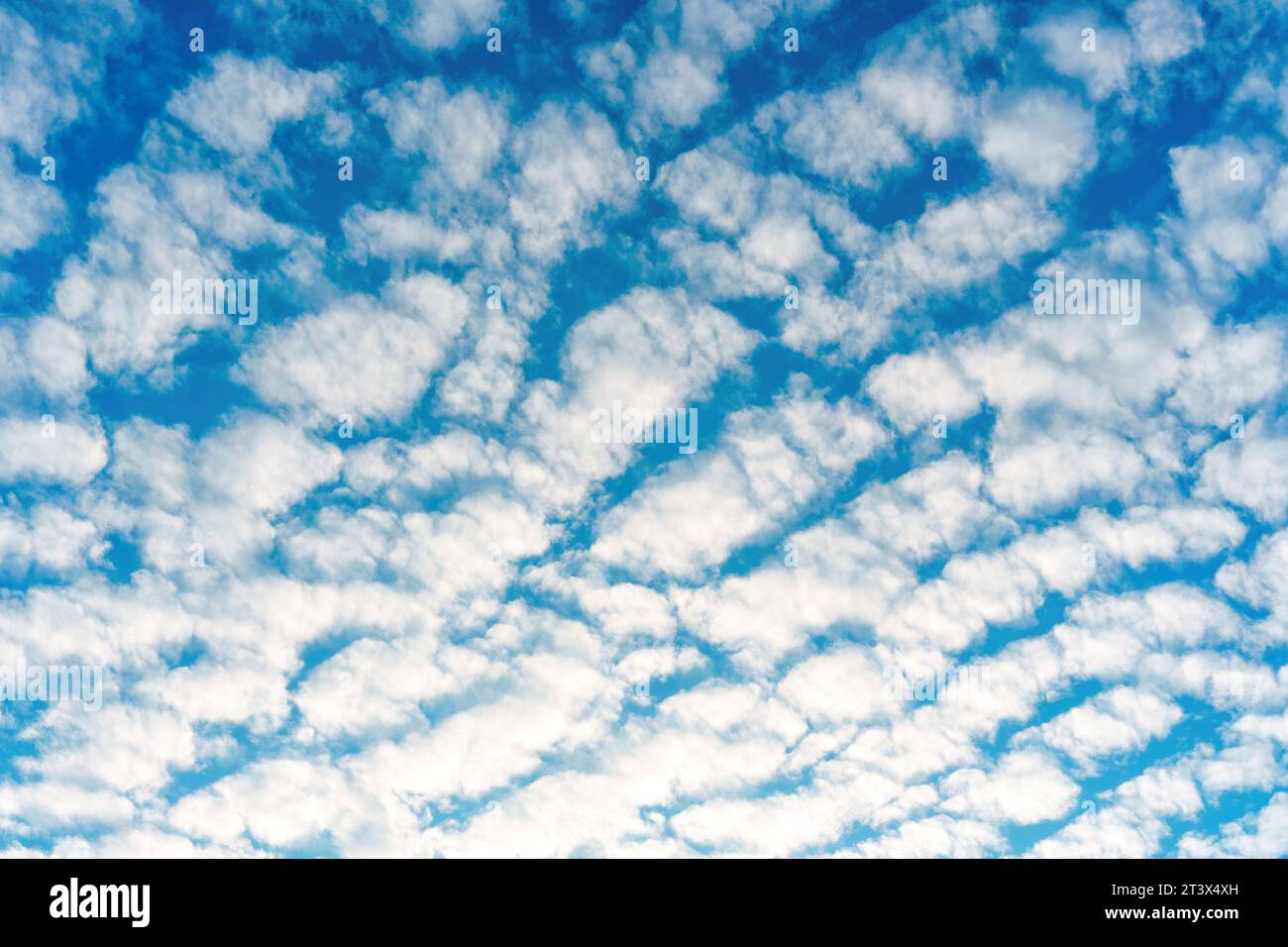 Wide Shot Blue Sky Wispy White Stock Photo 680694553