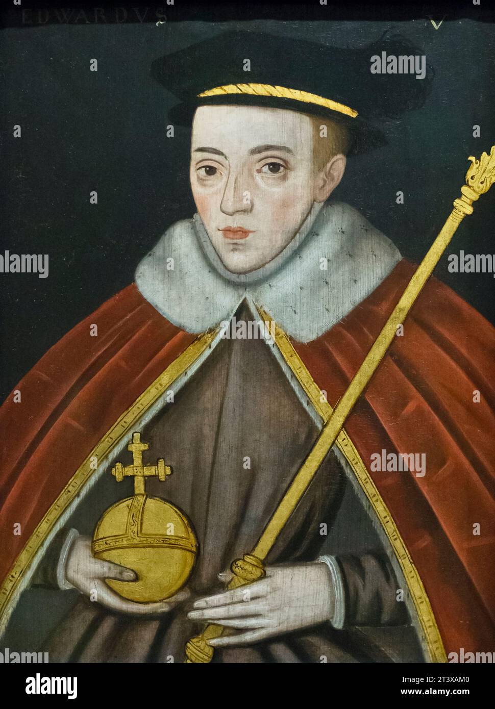 Portrait of king Edward V, unknown artist Stock Photo - Alamy