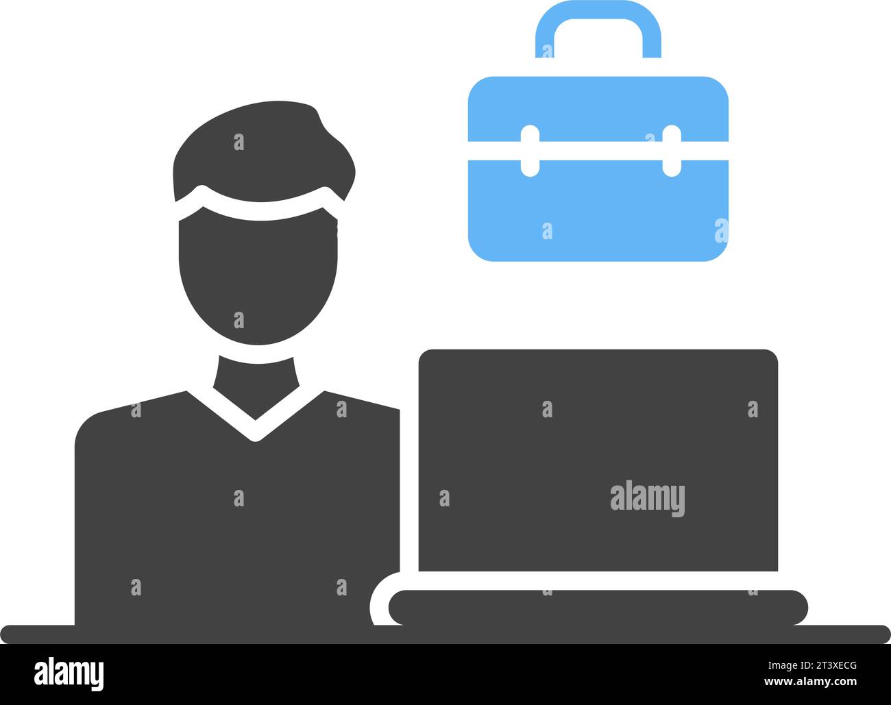 Work icon vector image Stock Vector Image & Art - Alamy