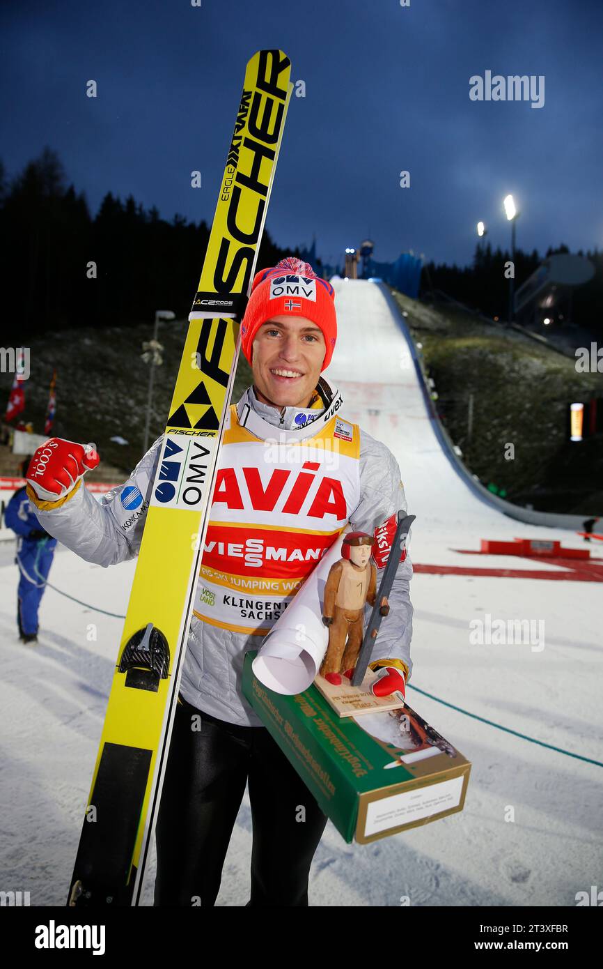 Daniel-Andre Tande FIS SKI JUMPING WORLD CUP LARGE HILL INDIVIDUAL in Klingenthal, Deutschland am 22.11.2015 Stock Photo