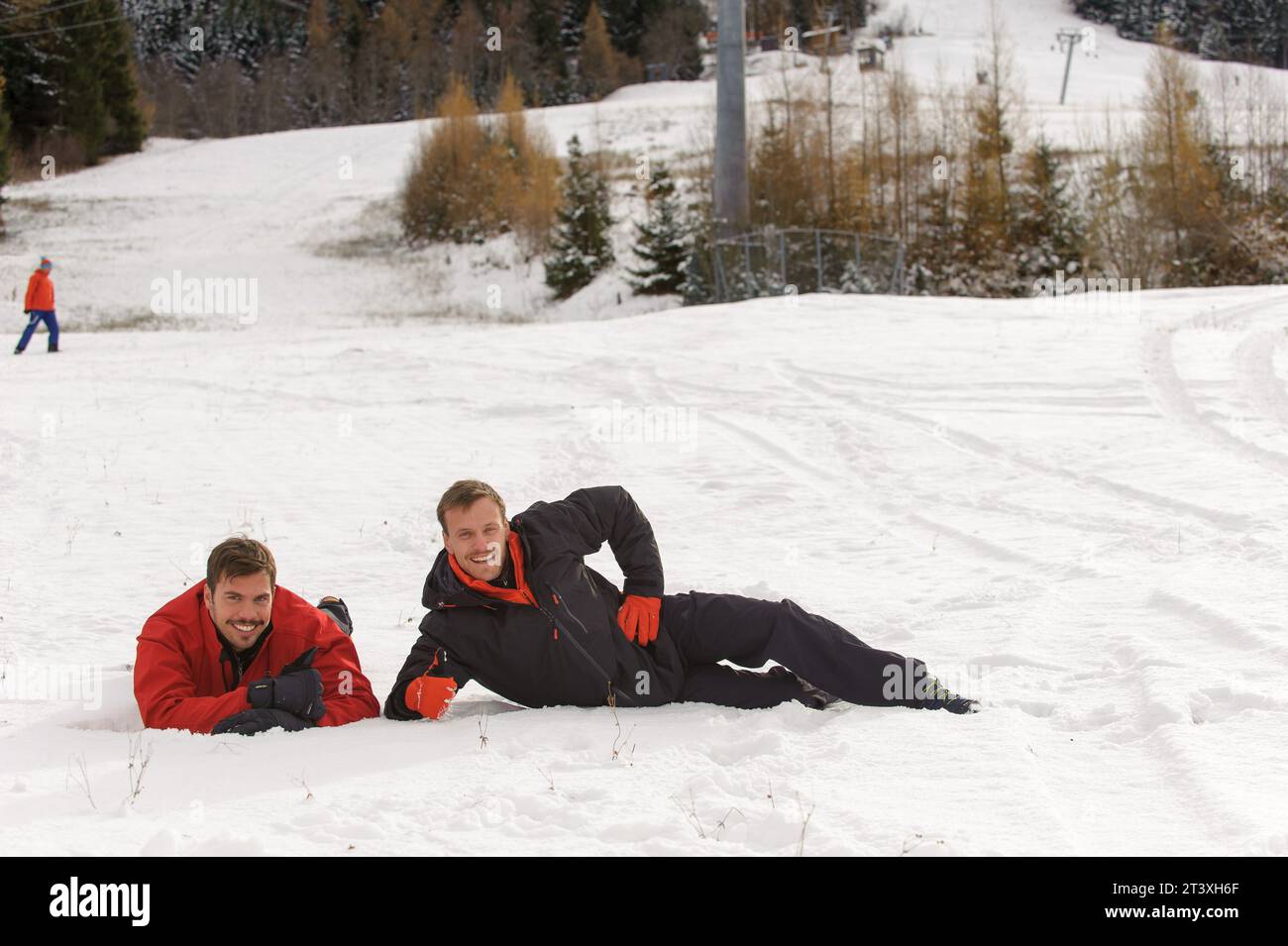 Tobias Wendl und Tobias Arlt Privataufnahmen für den Viessmann Selection Shop in Igls, Oesterreich am 29.11.2015 Stock Photo