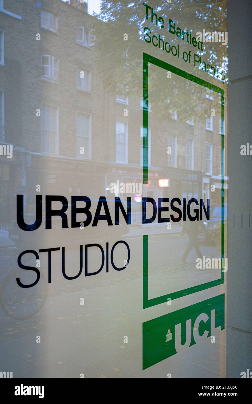 UCL Bartlett school of Architecture Urban Design Studio. Part of UCL, University College London in Central London UK Stock Photo