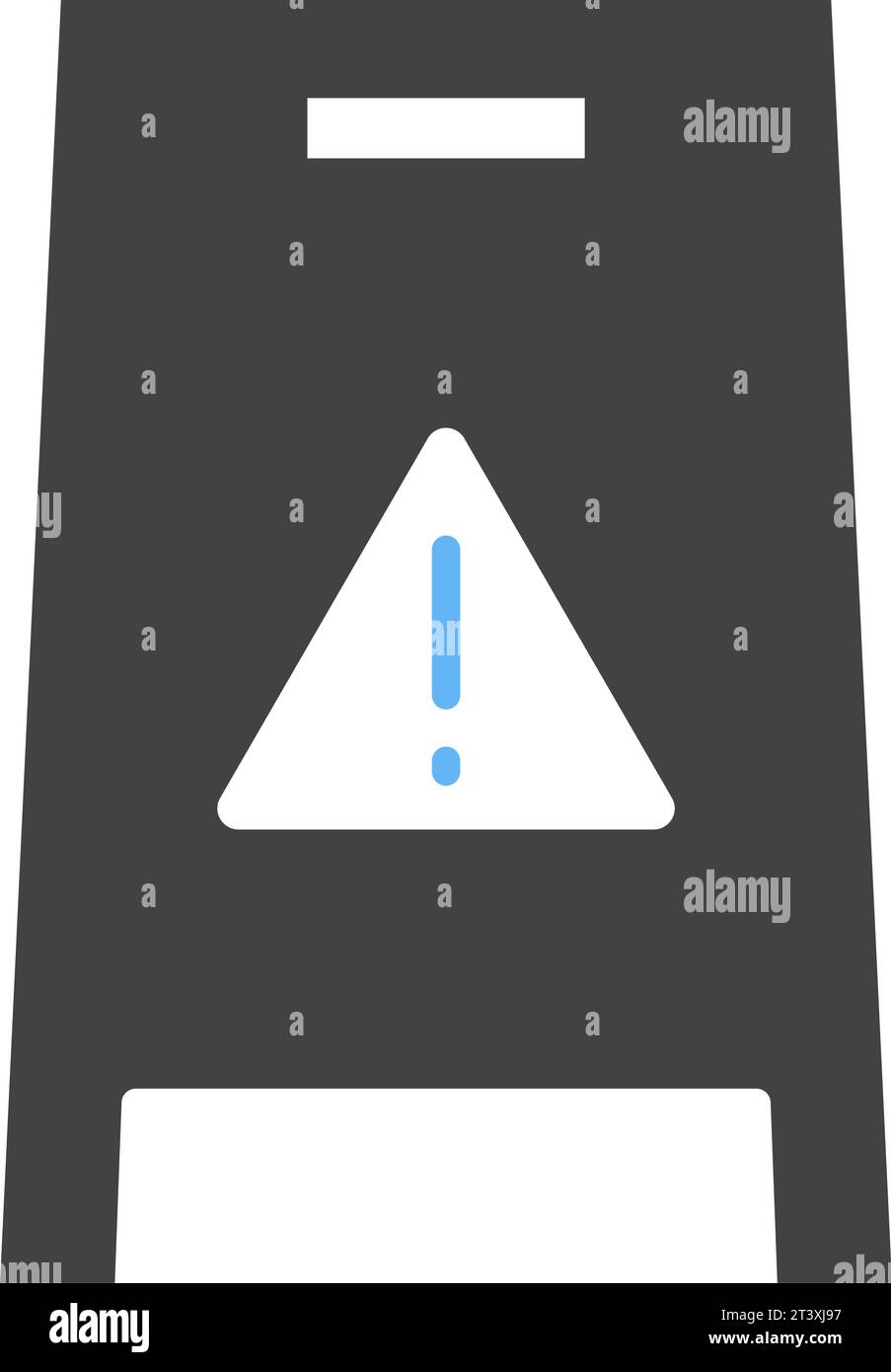 Wet Floor icon vector image. Stock Vector