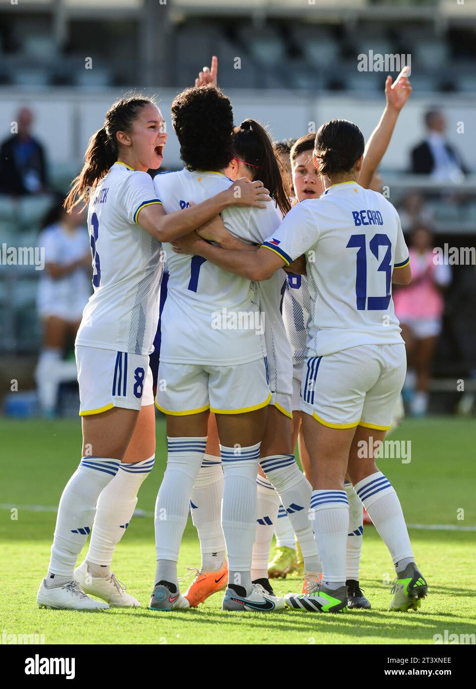 Perth, Australia. 26th Oct, 2023. The Philippines women's football team