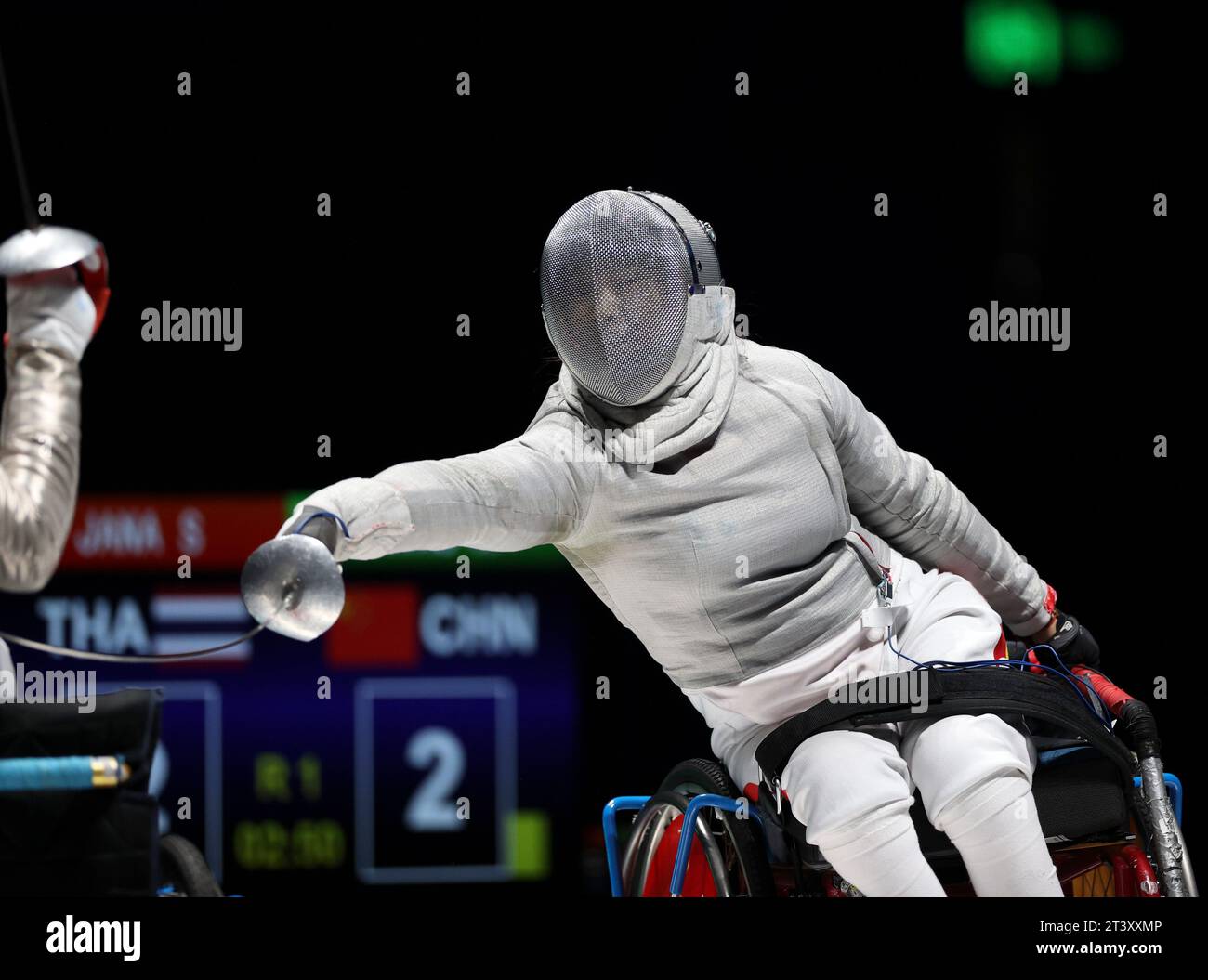 Hangzhou, China's Zhejiang Province. 27th Oct, 2023. Xiao Rong of China ...