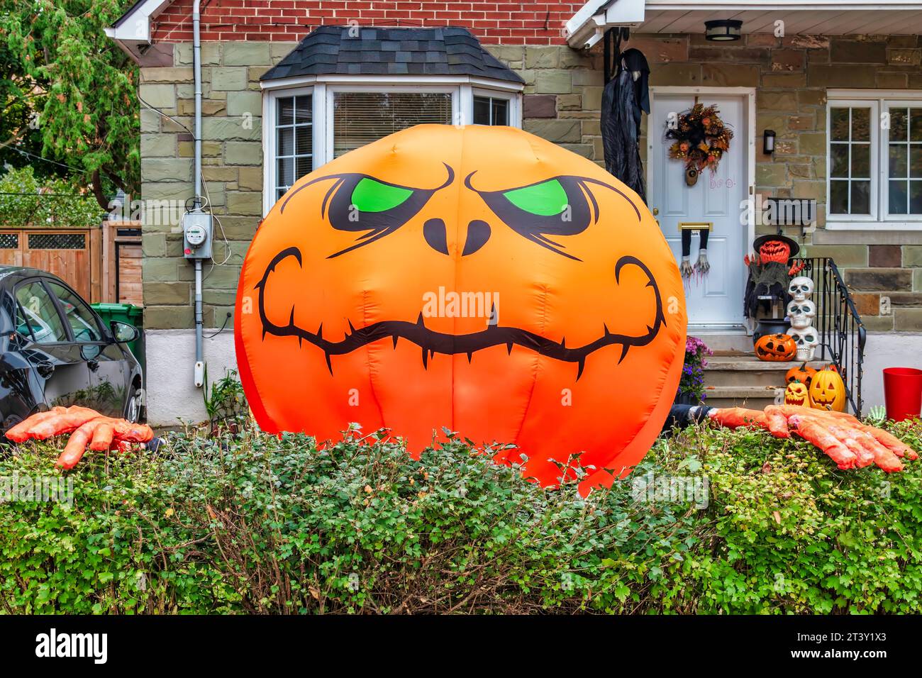 Halloween Pumpkinheads Stock Photo