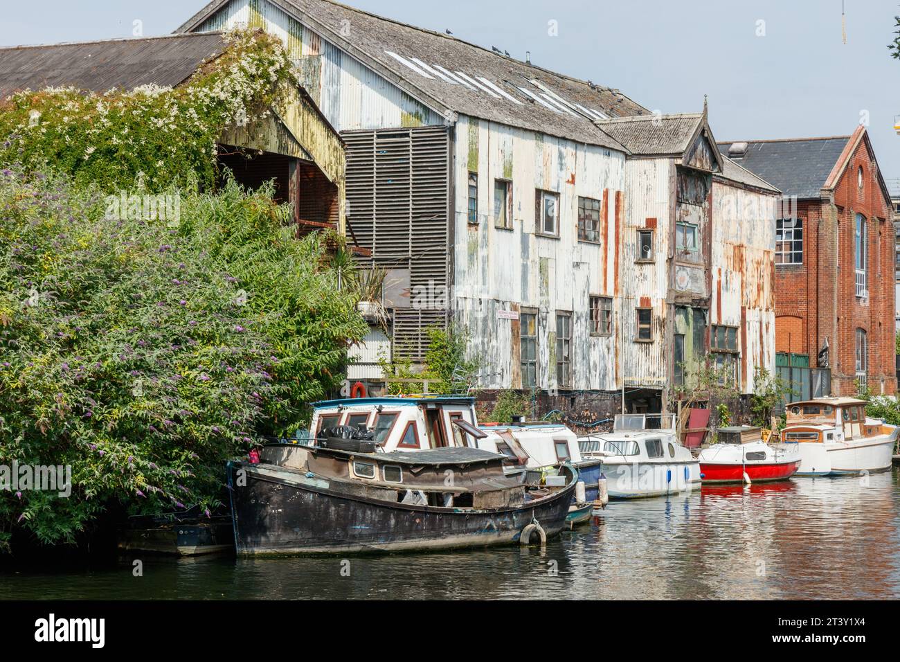 The river Yare at Norfolk Stock Photo Alamy