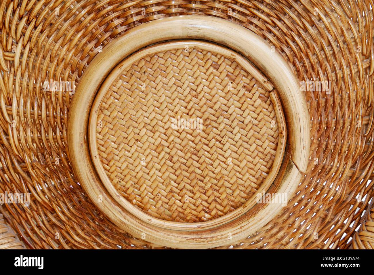Handmade bamboo weaving decorative pattern in a market Stock Photo - Alamy