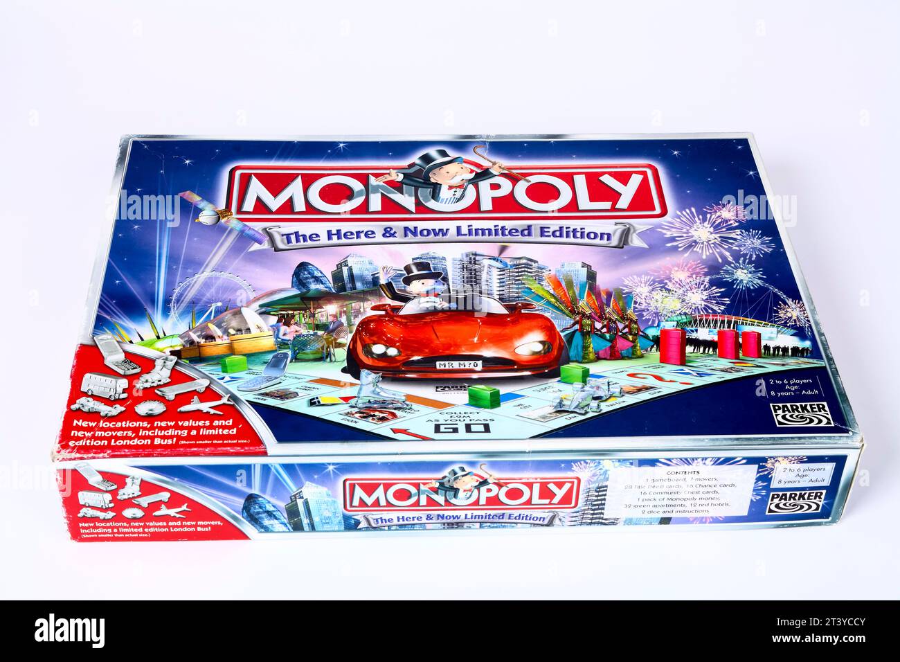 Monopoly The Here and Now Limited Edition collectors edition of the popular board game Stock Photo