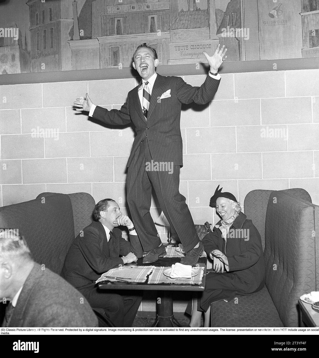 Boyd Bachmann Entertainer 1908 1981 Pictured When In Stockholm 