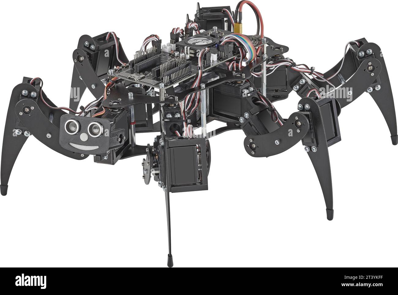 Futuristic computer controlled robot bug Stock Photo