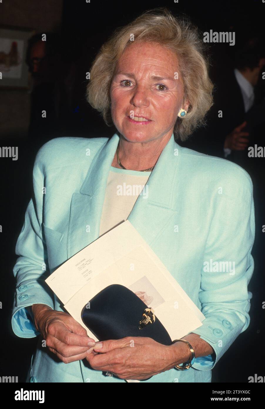 1992 Ethel Kennedy John Stock Photo Alamy