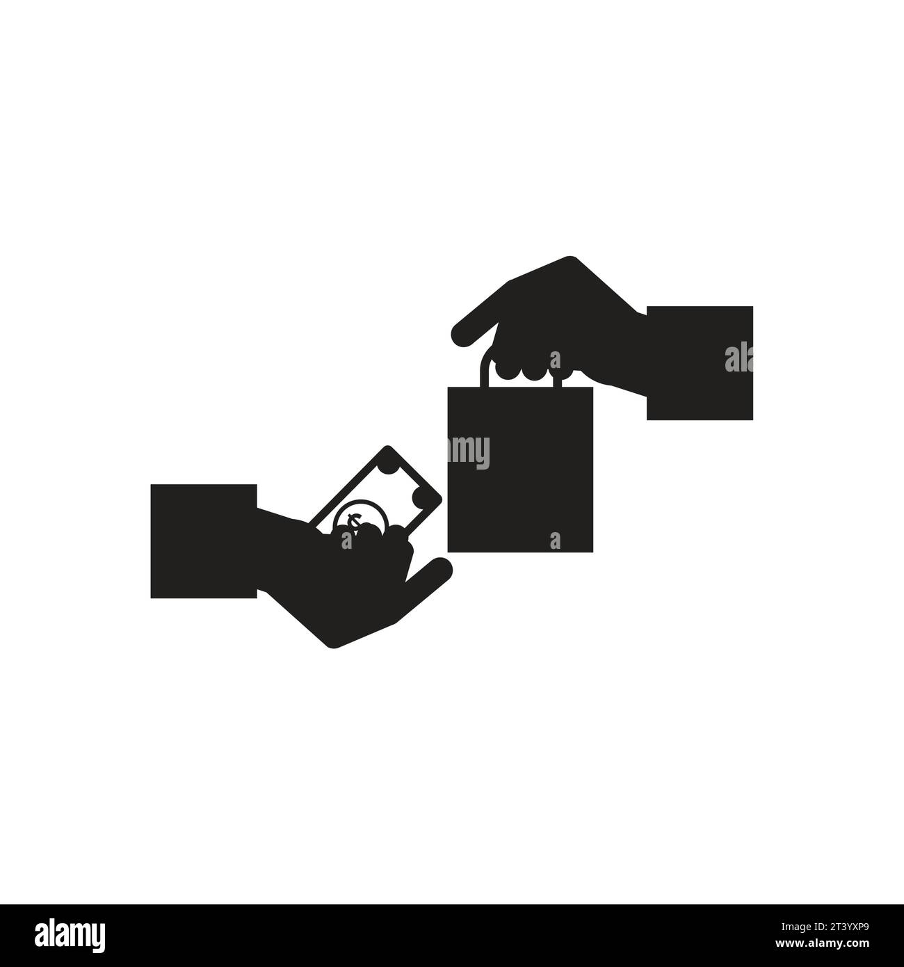 Man holding money bag Black and White Stock Photos & Images - Alamy