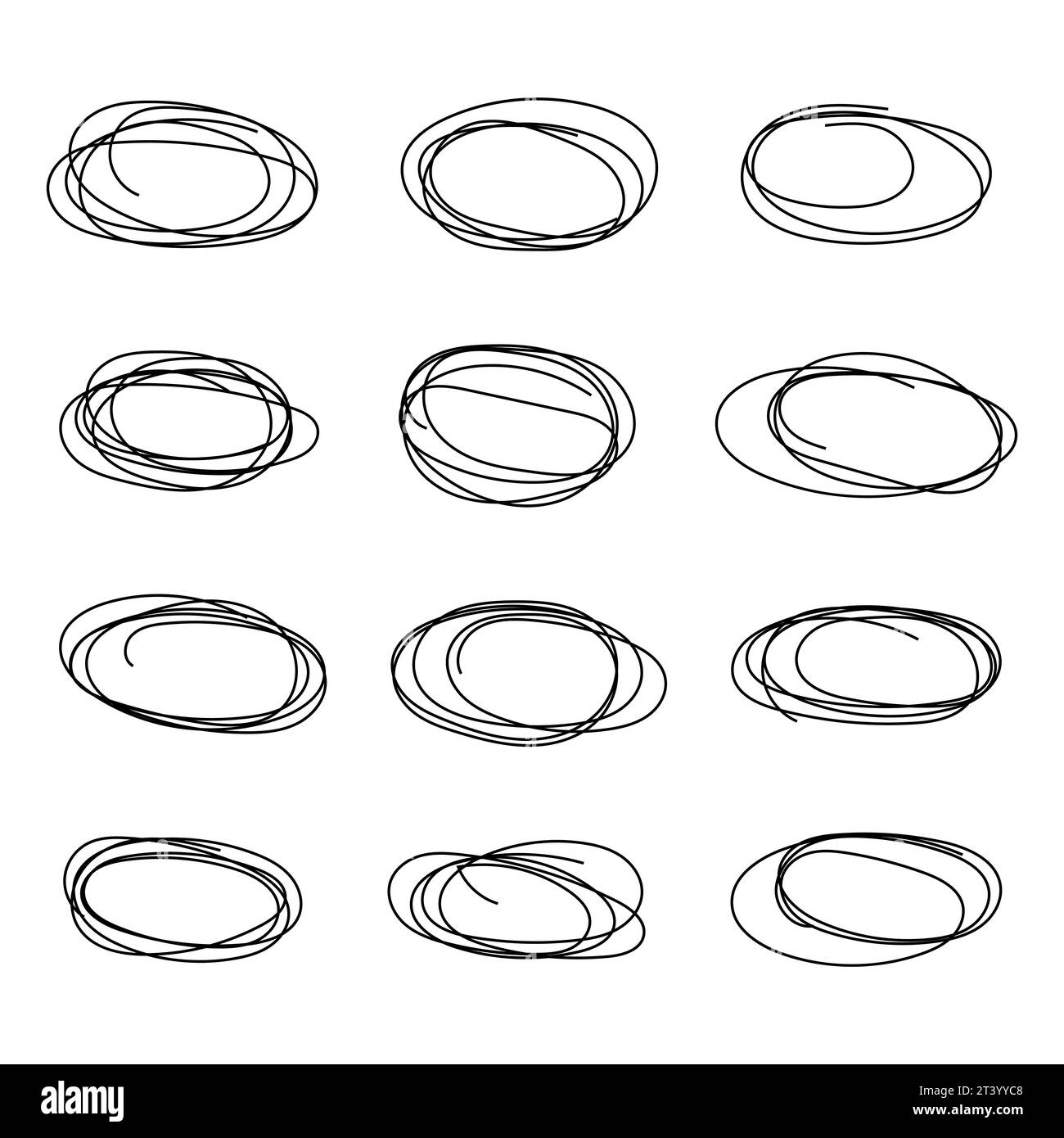Abstract grunge frames and borders elements. Vector abstract hand drawn ...