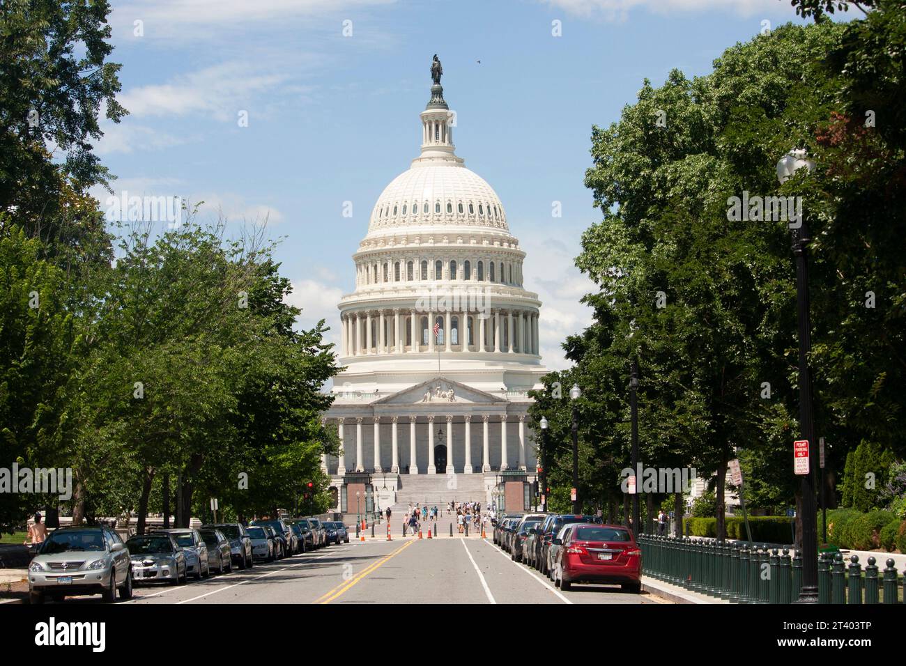United States Capitol building in Washington DC Stock Photo