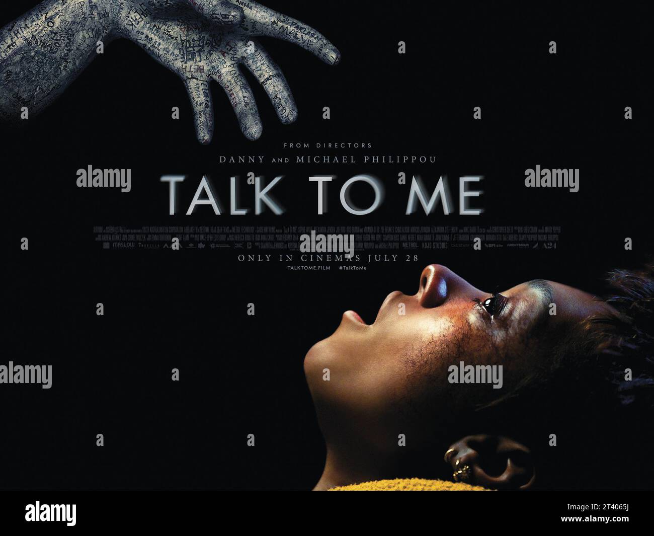 Talk to Me film poster Stock Photo