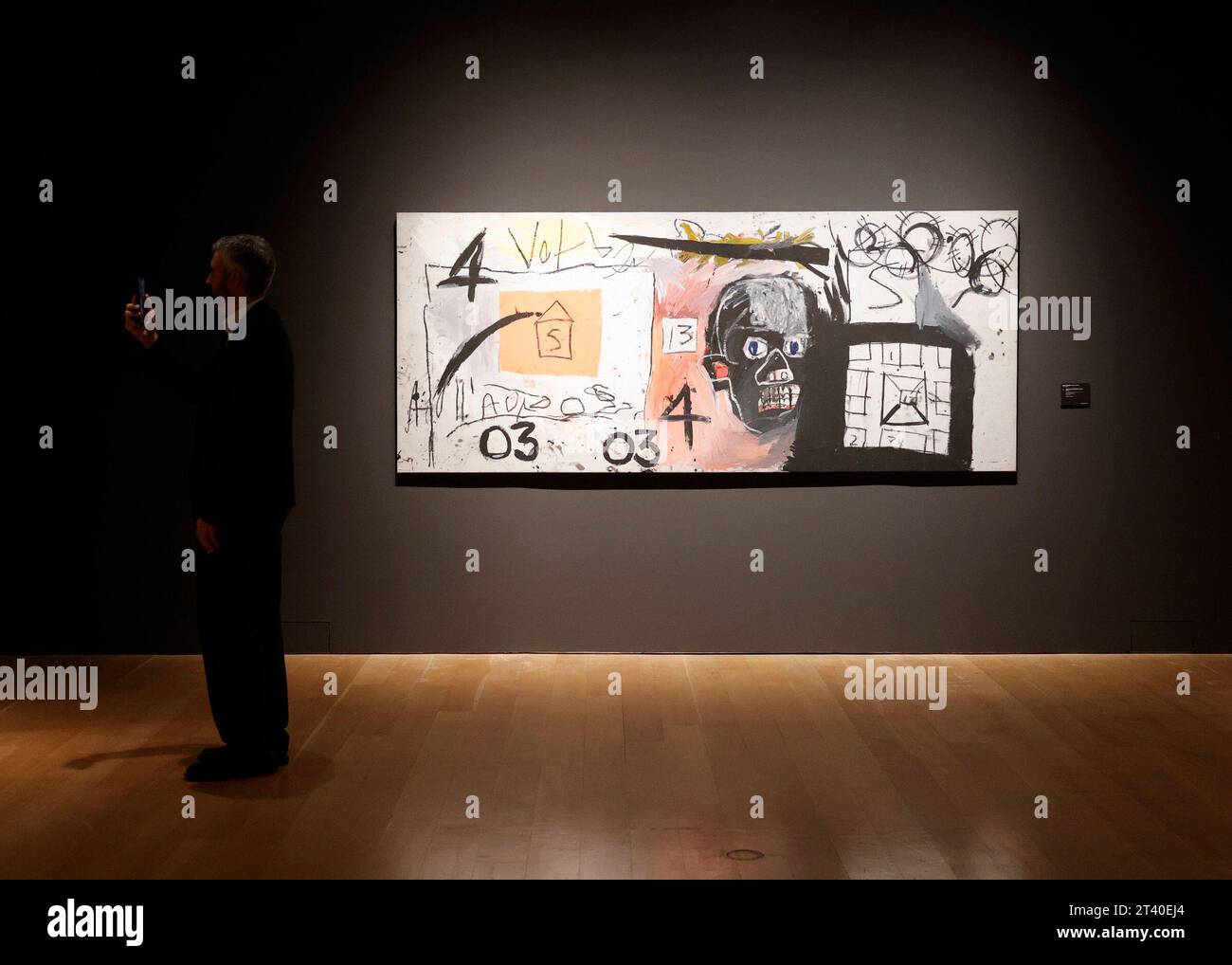 Untitled by jean michel basquiat hi-res stock photography