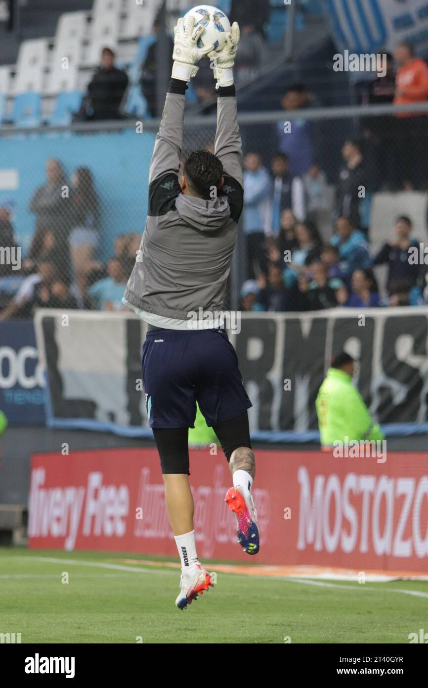 Ciudad De Avellaneda, Argentina. 16th Apr, 2023. Gabriel Hauche of Racing  Club looks on during a Liga Profesional 2023 match between Independiente  and Racing Club at Estadio Libertadores de America. Final Score