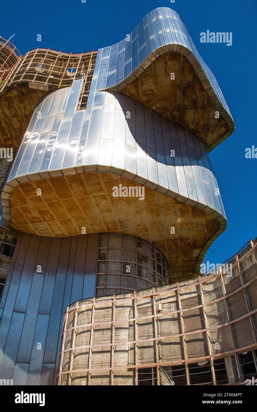 The derelict Yugoslavera WW2 partisan Monument to the Uprising of