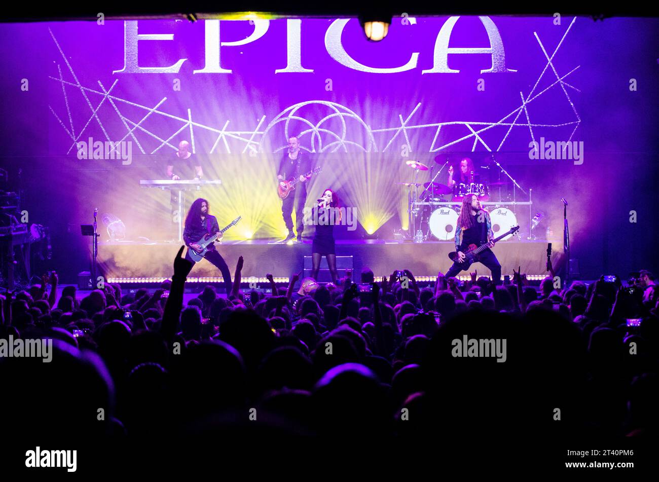 Epica performing at Floyd Live Music Venue / Athens, Greece, October