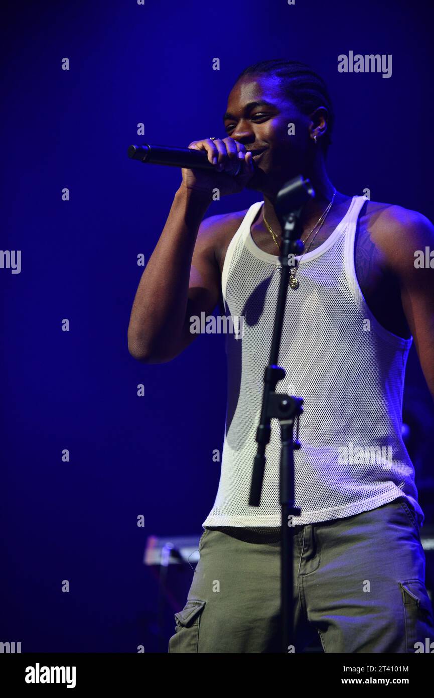 Travian Toronto Rapper Coral Gables, Florida, USA. 26th Oct, 2023. Travian McNair performs ...