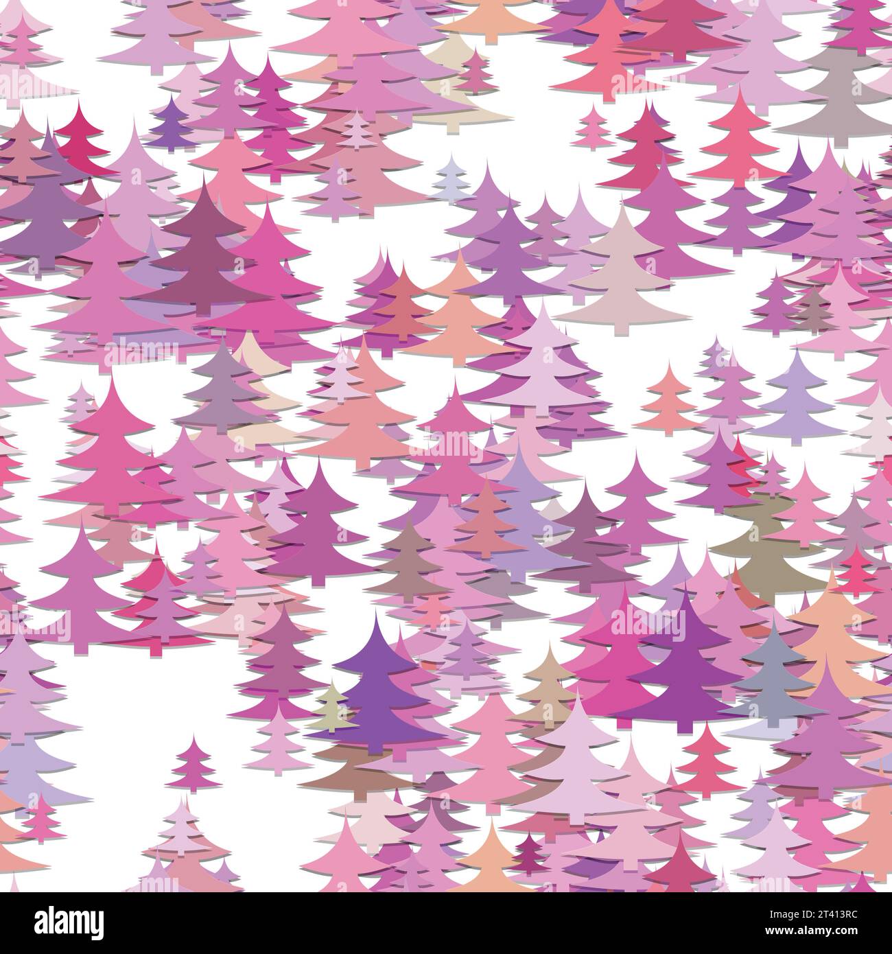 Seamless abstract chaotic pine tree background Vector Image Stock ...